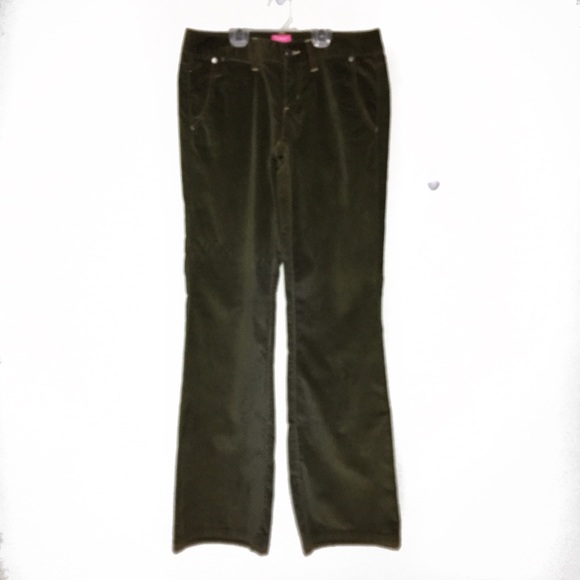 The Limited Pants - The Limited Drew Jeans Olive Green Velvet Pants 4